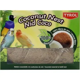 Comparer les prix de TYROL Nid en Fibres de Coco pour Oiseaux Domestiques. 100% fibre de coco. Coloris Marron. 330G