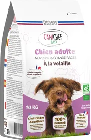 Comparer les prix de CANICHEF BIO Croquettes BIO pour Chien Medium / Maxi
