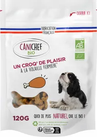 Comparer les prix de CANICHEF BIO Friandise BIO Plaisir pour chien