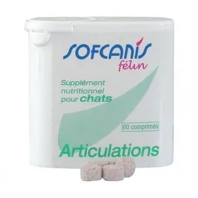 Comparer les prix de Sofcanis félin articulations boîte 60 comprimés