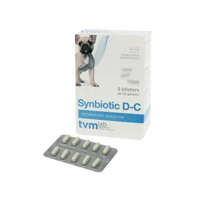 Comparer les prix de TVM Synbiotic D-C - Probiotiques / Prébiotiques Intestinaux pour Chien
