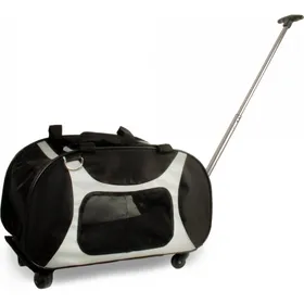 Comparer les prix de Sac de transport trolley à roulettes pour chien et chat Zolia GoPet 