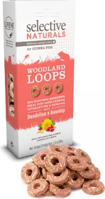 Comparer les prix de Friandise Selective Woodland Loops avec pissenlit et églantier 