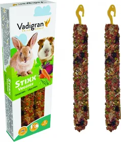 Comparer les prix de Baguettes à ronger Vadigran StiXX lapins et cochons d'indes aux légumes