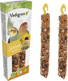 Comparer les prix de Baguettes à ronger Vadigran StiXX perruches avec biscuit 115gr