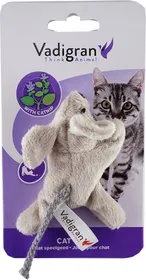 Meilleurs prix pour Jouet chat peluche souris gris 13,5cm