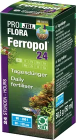 Comparer les prix de JBL Ferropol 24 Engrais journalier pour plantes d'aquarium