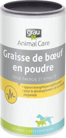 Meilleurs prix pour GRAU Poudre de graisse de bœuf naturelle, apport énergétique pour chien et chat