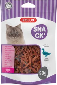 Comparer les prix de Zolux Friandises pour chat lamelle au canard - 50g