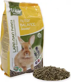 Comparer les prix de Aimé Nutri'Balance savour pellets Lapin Nain