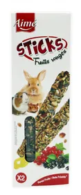 Meilleurs prix pour Aimé Sticks Fruits rouges Baguettes à ronger pour Rongeurs et Lapins