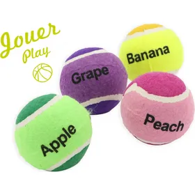 Meilleurs prix pour Aime Jouet Balle Tennis Fruite 6 cm pour Chien