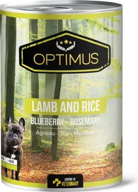 Meilleurs prix pour Pâtée Optimus Agneau et Riz pour chien
