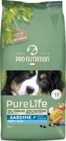 Comparer les prix de PURE LIFE CHIEN MAXI JUNIOR | Croquettes sans céréales pour chien aux poissons blancs et à la sardine  - Pro Nutrition - Flatazor