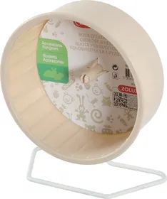 Meilleurs prix pour Roue plastique sur pied métal pour rongeur - beige ou gris