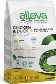 Meilleurs prix pour ALLEVA Holistic Hairball Poulet et Canard pour chat adulte 