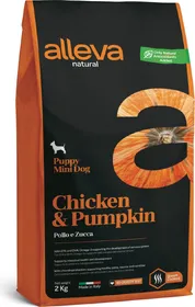 Comparer les prix de ALLEVA Natural Poulet &amp; Potiron pour Chiot de petite taille