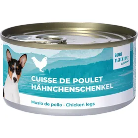 Meilleurs prix pour Pâtée BUBIMEX Bubi Nature Cuisse de Poulet pour chien - 12 x 70g