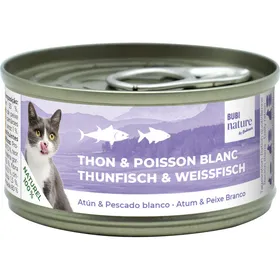 Comparer les prix de Bubi Nature chat, thon et poissons blanc