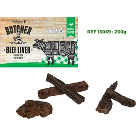 Comparer les prix de Friandise naturelle Foie de boeuf pour chien