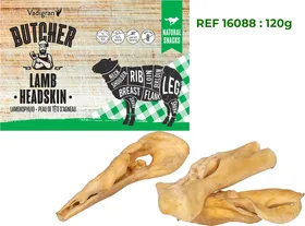 Meilleurs prix pour Friandise naturelle Peau de tête d'agneau