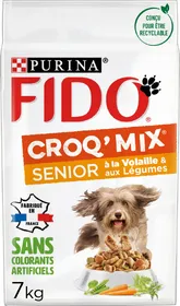 Comparer les prix de FIDO Croq Mix à la volaille et aux légumes pour chien senior