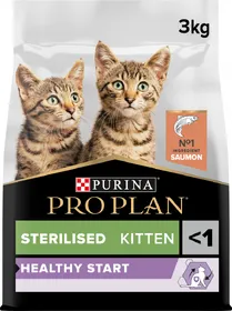 Meilleurs prix pour PRO PLAN Sterilised Kitten HEALTHY START au saumon pour chaton