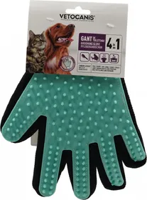 Comparer les prix de VETOCANIS Gant de Toilettage en Silicone 4 en 1 pour Chien et Chat