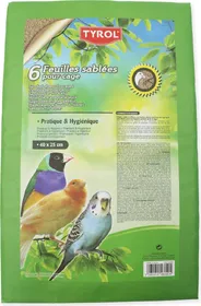 Comparer les prix de TYROL Feuilles Sablées pour Fond de Cage à Oiseaux Domestiques