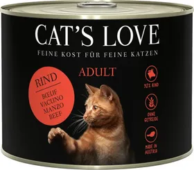 Comparer les prix de Pâtée CAT'S LOVE Repas complet pour chats adultes - 6 saveurs au choix