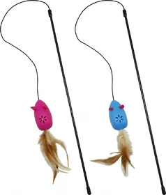 Meilleurs prix pour Canne à pêche avec souris grelot + herbe a chat 