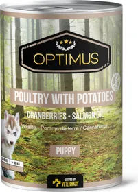 Comparer les prix de Pâtée Optimus Puppy Volaille et Pomme de terre, sans céréales pour chiot