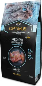 Meilleurs prix pour OPTIMUS Fresh Fish Chat adulte au poisson frais sans céréales