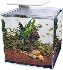 Comparer les prix de Aquarium QUBIQ 60 Pro Noir ou Blanc 60L