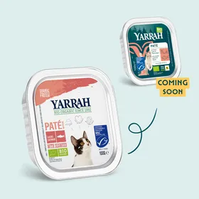Comparer les prix de YARRAH Multipack 8x100g de pâtées pour chat au saumon, sans céréales
