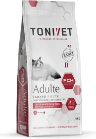Meilleurs prix pour TONIVET pour chat adulte Stérilisé ou entier au Canard