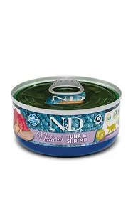 Meilleurs prix pour FARMINA N&amp;D Natural Thon &amp; Crevette 70gr