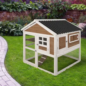 Comparer les prix de Grand clapier en bois - 93 cm - Zolia Hevea