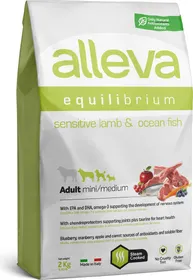 Meilleurs prix pour ALLEVA Equilibrium à l'agneau et au poisson d'océan pour chien sensible 