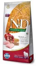 Comparer les prix de FARMINA N&amp;D Ancestral Grain - Poulet &amp; Grenade pour chien adulte de taille maxi/géante