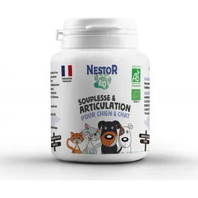 Meilleurs prix pour NESTOR BIO Aliment complémentaire en poudre Souplesse et Articulation pour chien et chat