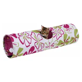 Meilleurs prix pour kerbl tunnel flower ø25cmx90cm - blanc - pour chat