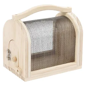 Comparer les prix de Creativ Company Articles en bois Cage à insectes en pin, Cage + enclos