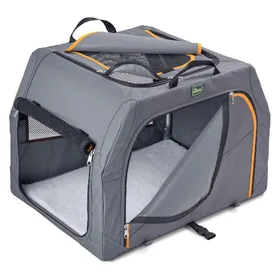Meilleurs prix pour Caisse pliante pour chiens HUNTER avec châssis en aluminium taille L : 91x61x58cm