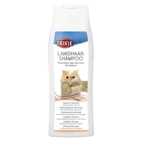 Comparer les prix de Trixie Shampoing Spécial Poils Longs, Chats 250 Ml