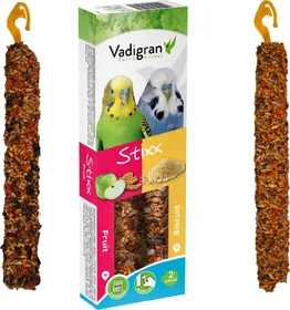 Comparer les prix de Baguettes Stixx Perruche Fruit-Biscuit 2 en 1