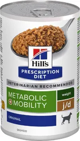 Meilleurs prix pour HILL?S Prescription Diet j/d Metabolic+Mobility en Boîtes au Poulet ? Pâtée pour chien-