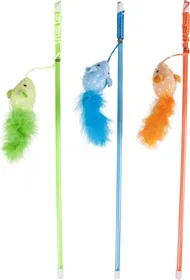 Comparer les prix de Canne à pêche souris et plume pour chat 