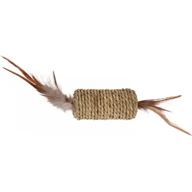 Comparer les prix de Jouet rouleau de sisal avec plume pour chat Flamingo
