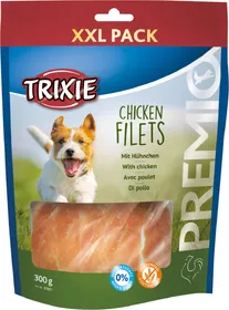 Meilleurs prix pour Trixie Chicken Filets Premio Xxl Pack - Pour Chien - 300g